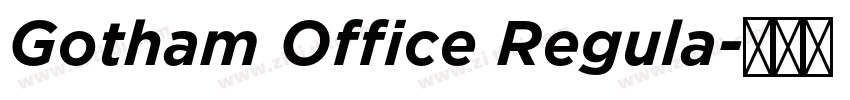 Gotham Office Regula字体转换 Gotham Office Regula字体转换
